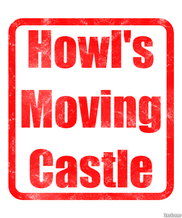 Howl's Moving Castle Text Effect