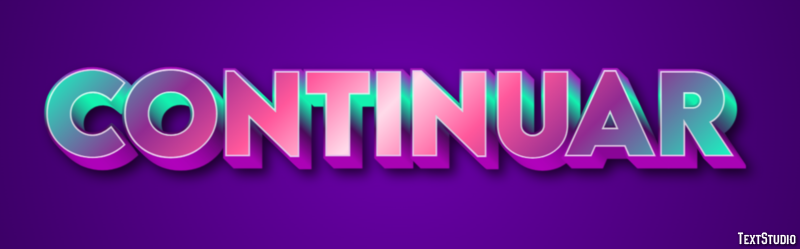 Continuar Efeito de texto