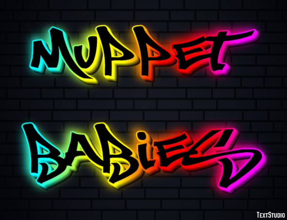 Muppet Babies Effet de Texte