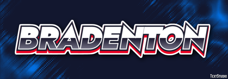 Bradenton Text Effect