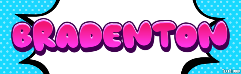 Bradenton Text Effect