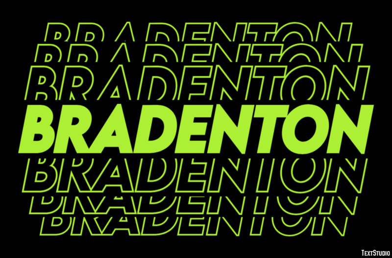 Bradenton Efekt tekstowy
