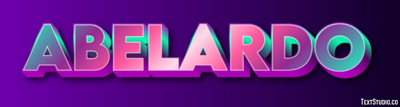 Abelardo Text Effect