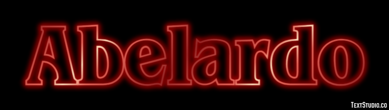 Abelardo Text Effect