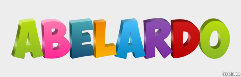 Abelardo Text Effect