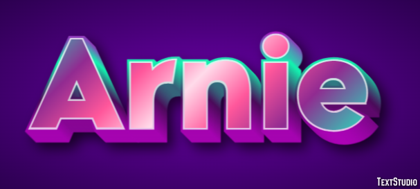 Arnie Text effect