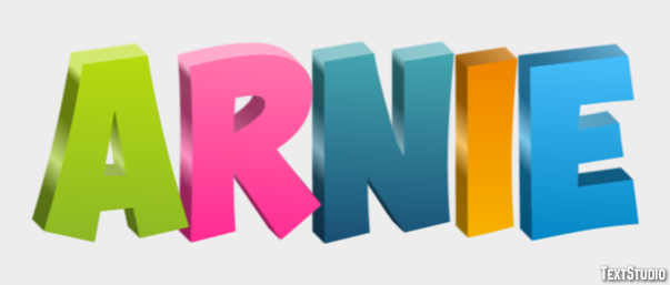 Arnie Effet de Texte