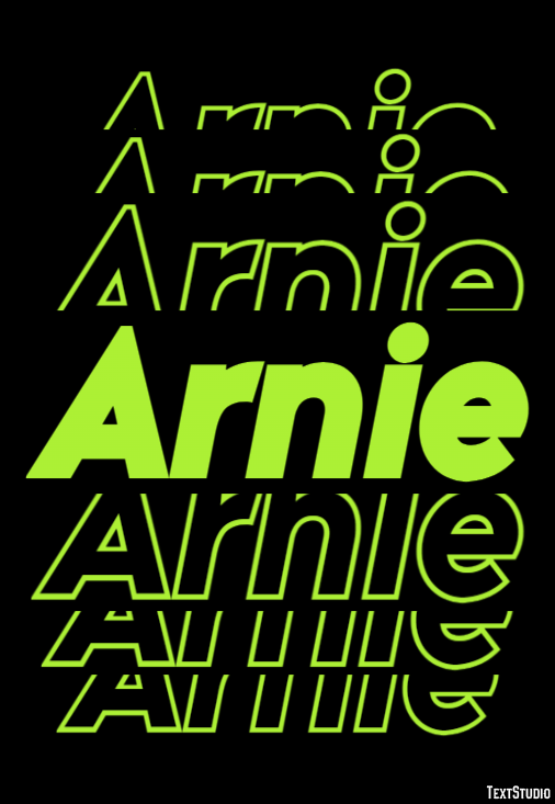 Arnie Effetto testo