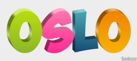 Oslo Text Effect
