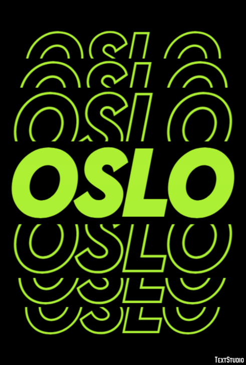 Oslo Tekst Effect
