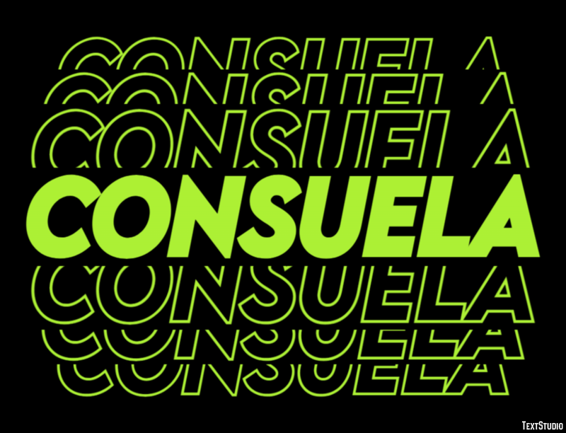 Consuela Efecto de texto