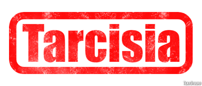 Tarcisia Effetto testo