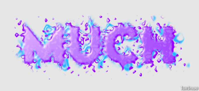 Much Эффект текста