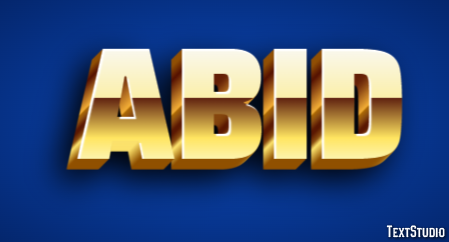 Abid Text Effect