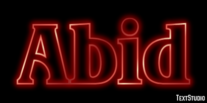 Abid テキスト効果