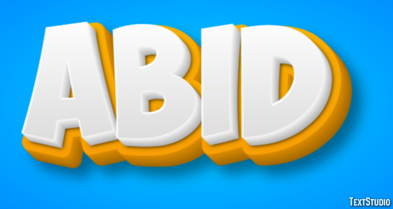 Abid Text Effect