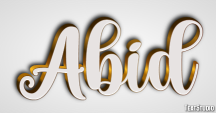 Abid Text Effect