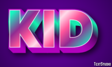 Kid テキスト効果