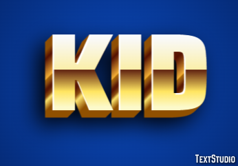 Kid Efeito de texto