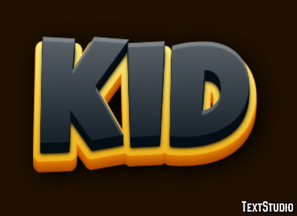 Kid Efeito de texto