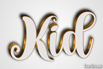 Kid Text effect