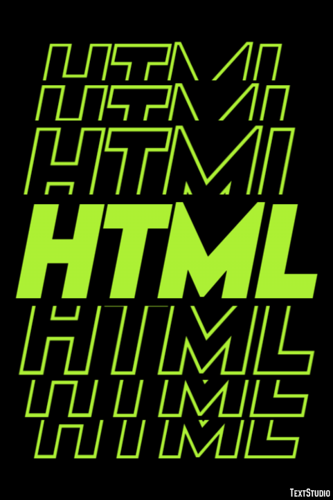 HTML Effetto testo