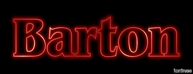 Barton Efekt tekstowy