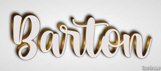 Barton Text Effect