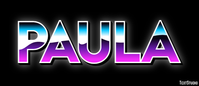 Paula Эффект текста