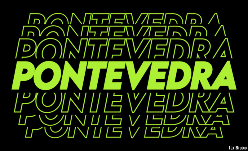 Pontevedra Efekt tekstowy