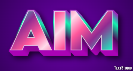 Aim Text Effect