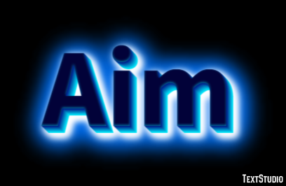 Aim Effet de Texte