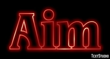 Aim Text Effect