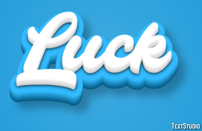 Luck Text Effect