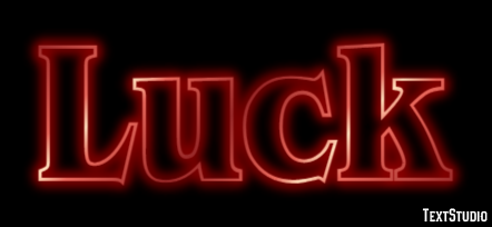 Luck Text Effect