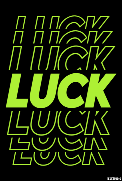 Luck テキスト効果