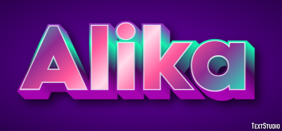 Alika Text Effect