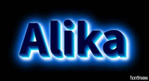 Alika Text Effect
