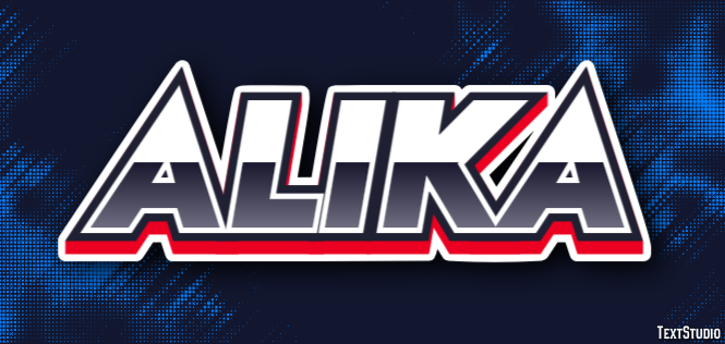 Alika Text Effect