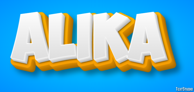 Alika Text Effect