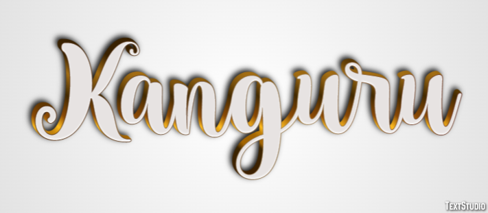 Kanguru Текстовый эффект