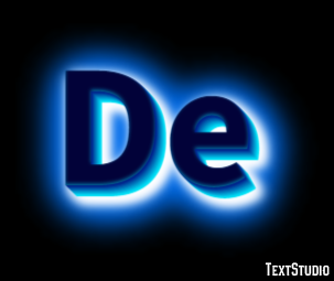De Текстовый эффект