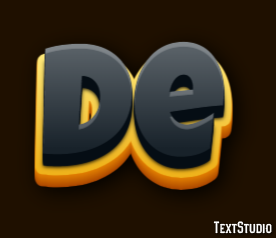 De Текстовый эффект