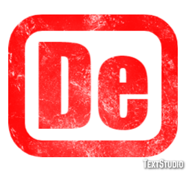 De Текстовый эффект