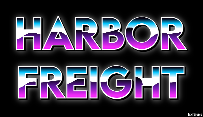 Harbor Freight Effetto testo