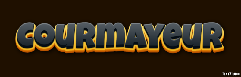 Courmayeur Efekt tekstowy