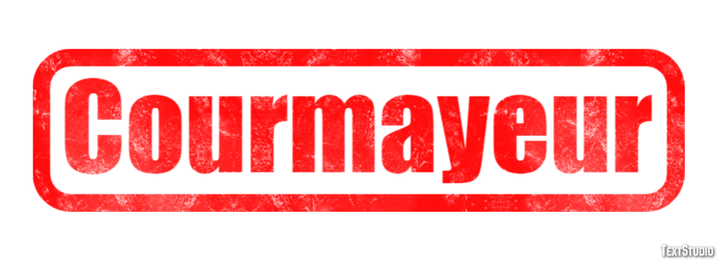 Courmayeur Efekt tekstowy