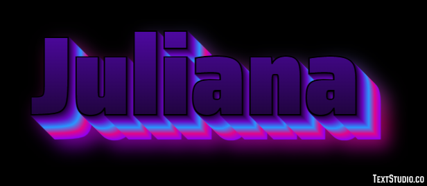 Juliana Efecto de texto