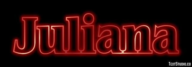 Juliana Efecto de texto