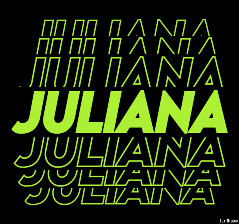 Juliana Efecto de Texto
